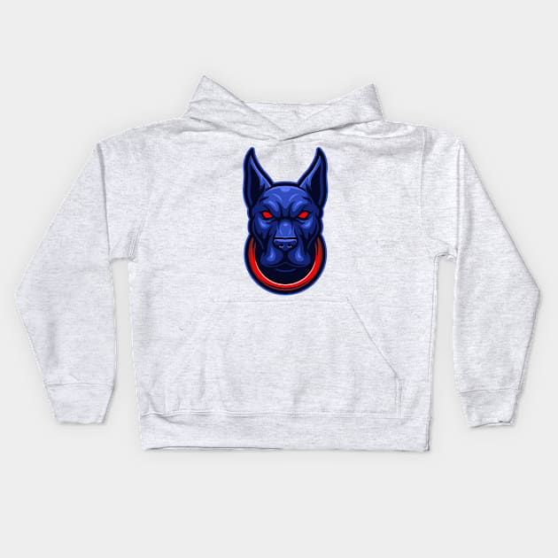 Dog Kids Hoodie by mightyfire